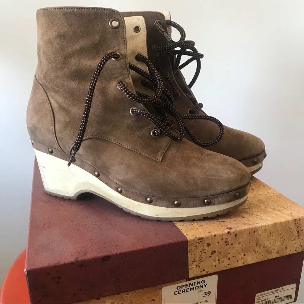 Opening Ceremony La Garçonne clog boots size 9